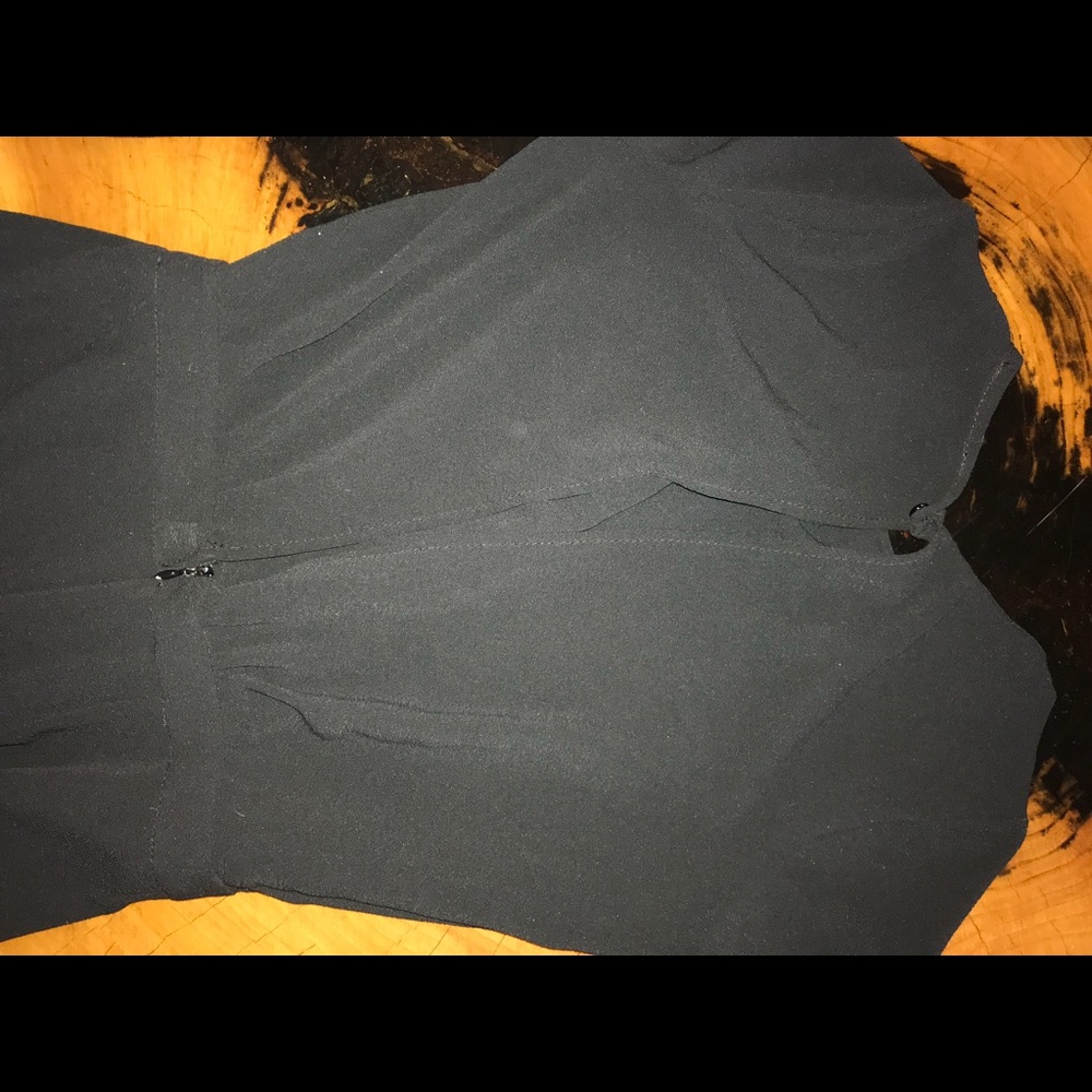 black long sleeve romper